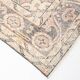 Tapis vintage classique rouge pâle et crème