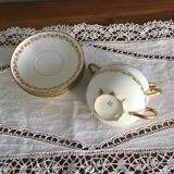 Antique Limoges porcelain tea cups