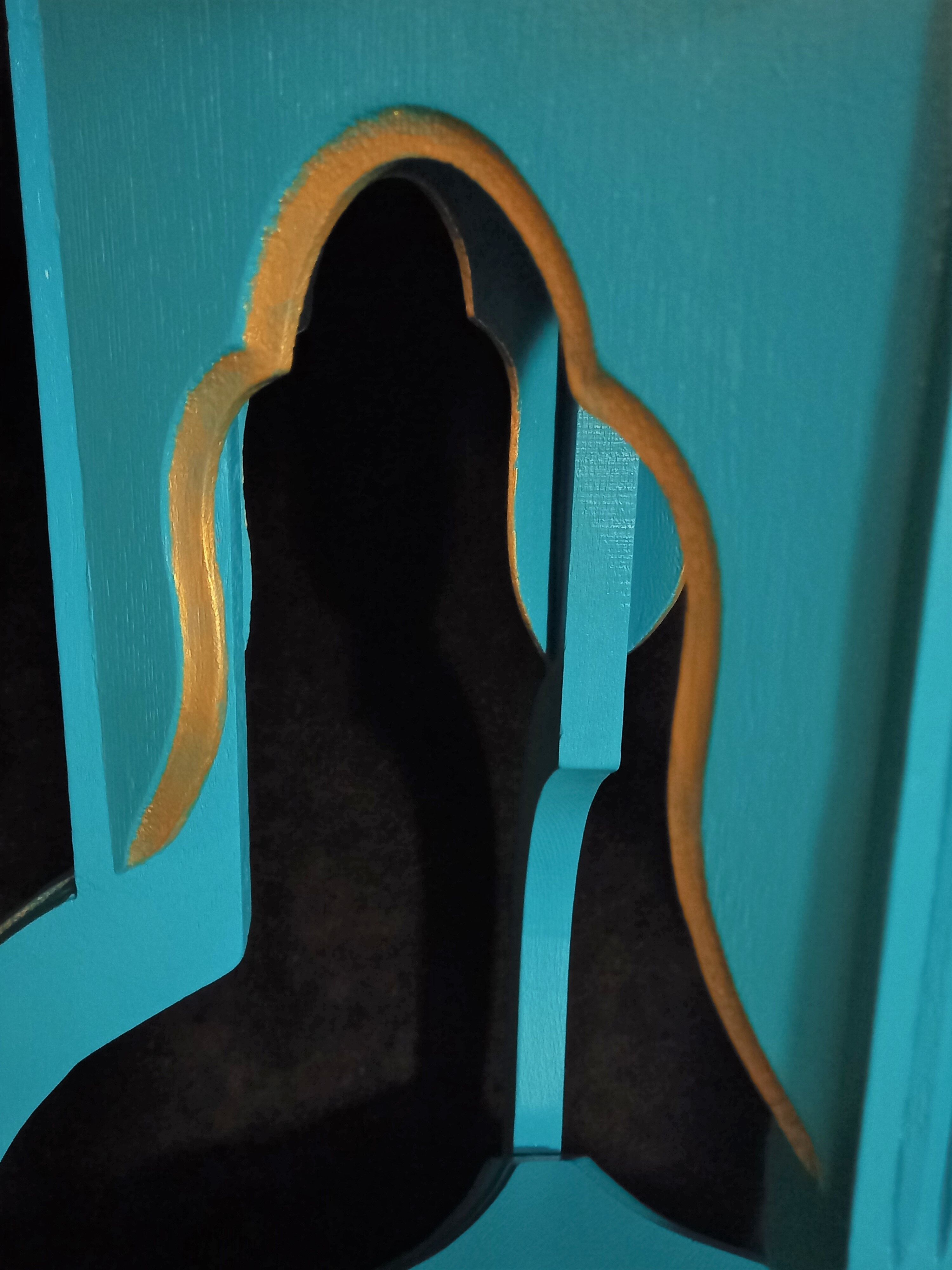 Fifth wheel one thousand and one nights in turquoise and gold