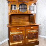 Antique Art Nouveau Palace Cupboard, 1890s