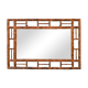 Miroir bambou vintage