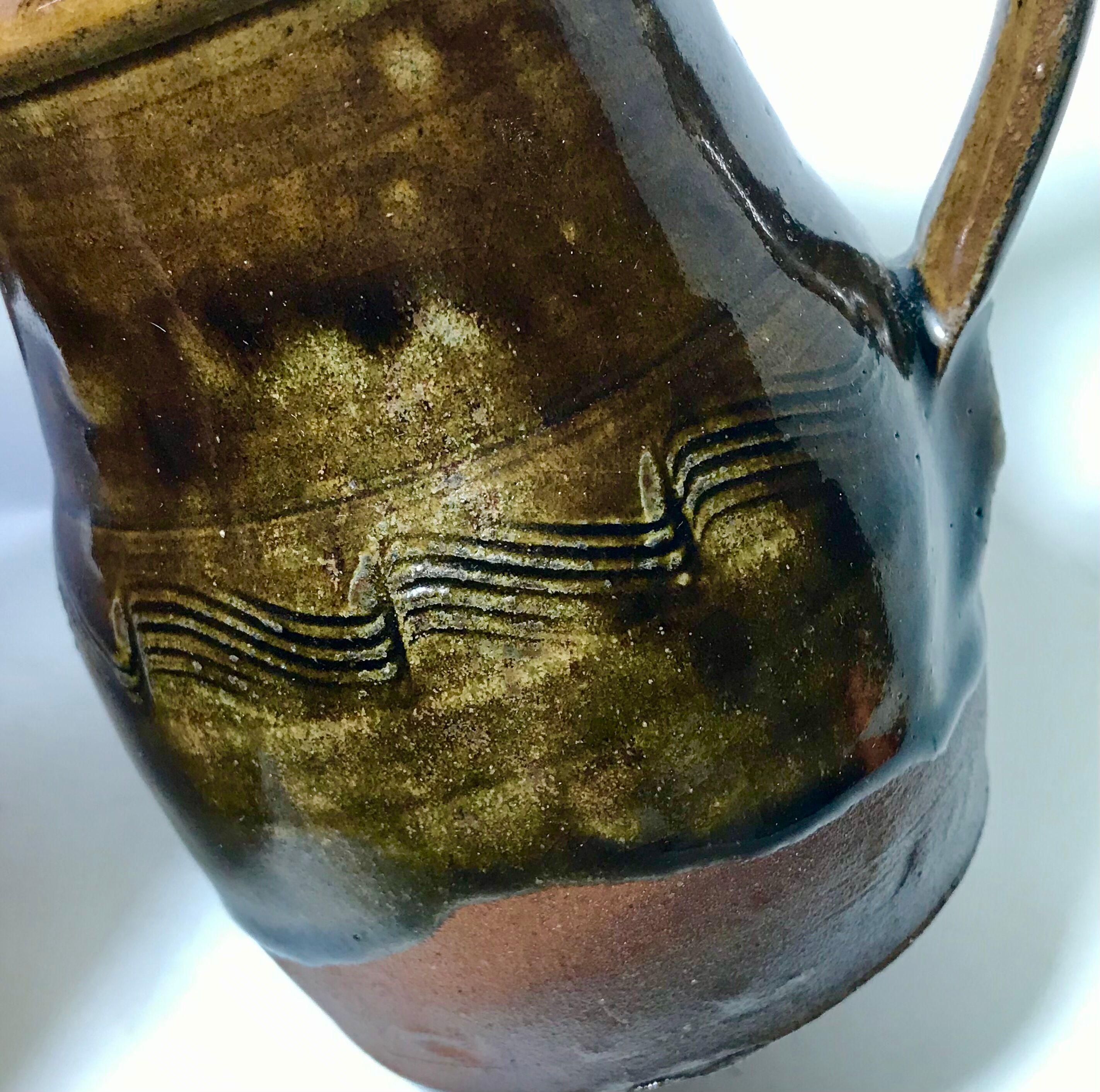 Jean Michel DOIX sandstone pitcher Puisaye the great ceramic terminal of the 20th century