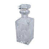 Chiseled crystal carafe