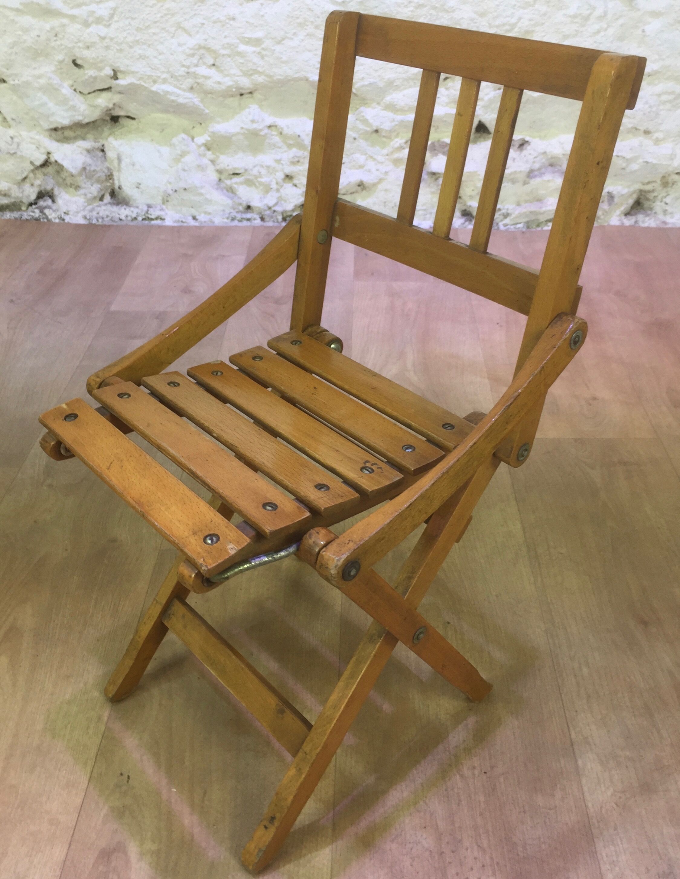 folding chair for children by fratelli reguitti, italy