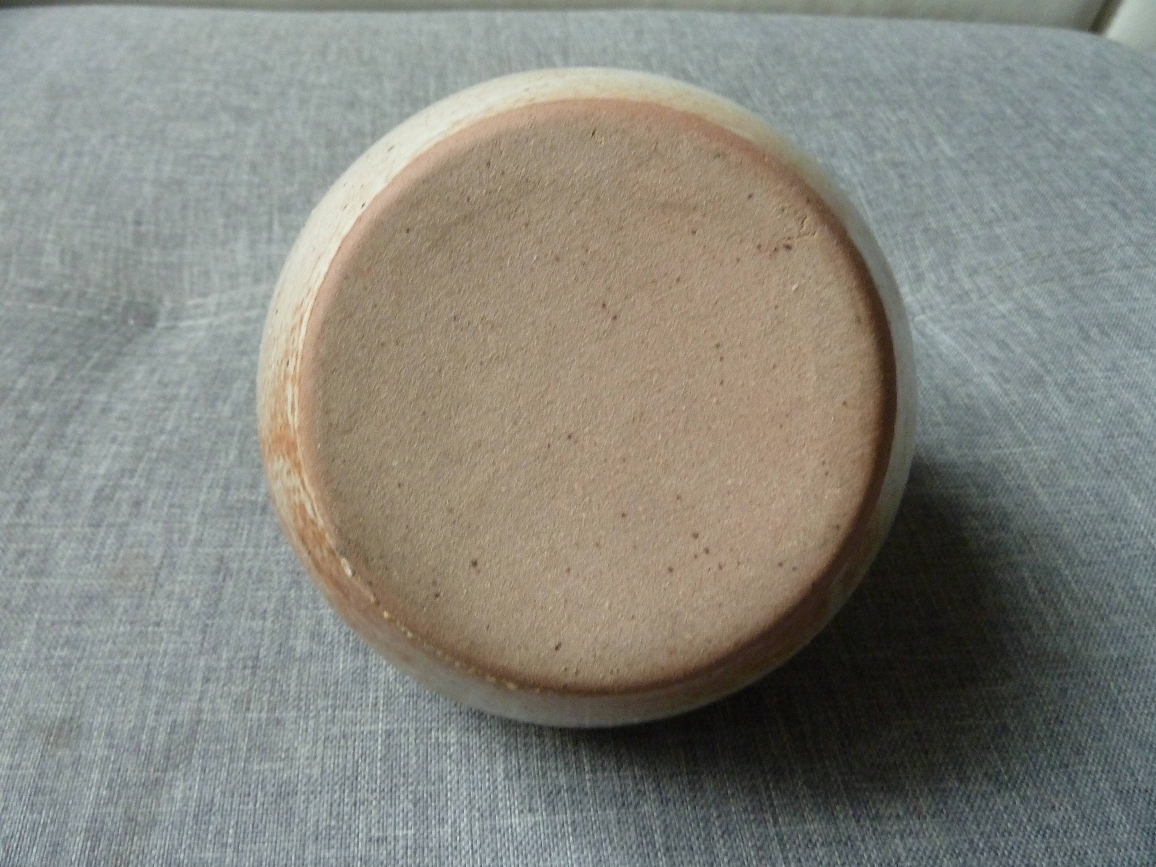 Enamelled sandstone pitcher