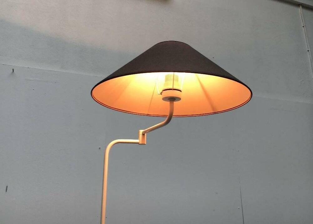Vintage German floor lamp by Denz, 1970s.