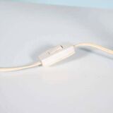 Chic hotel table lamp in onyx and brass, mid-century modern table lamp from the 70s.