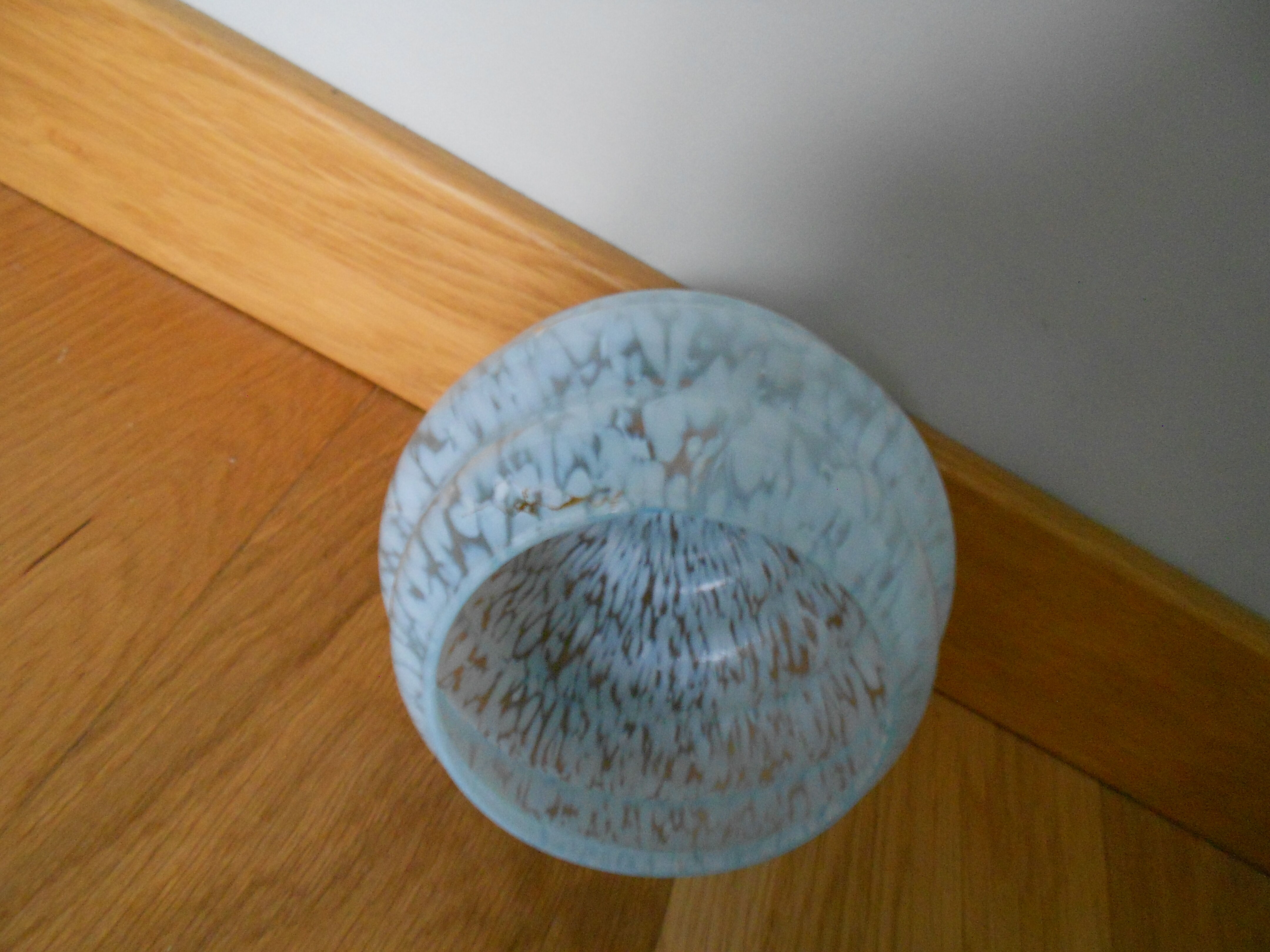 Speckled opaline lampshade