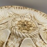 10 Longchamp earthenware oyster plates, 1960