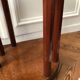 Pair of Art Deco bedside tables made of cedar magnifying glass
