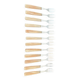 Lot de 12 fourchettes vintages et étui