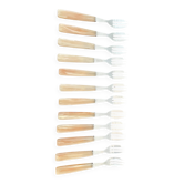 Lot de 12 fourchettes vintages et étui