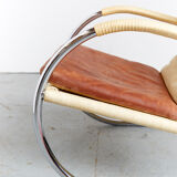 Anton Lorenz Bauhaus Cantilever D35 + Ottoman E35 for Tecta