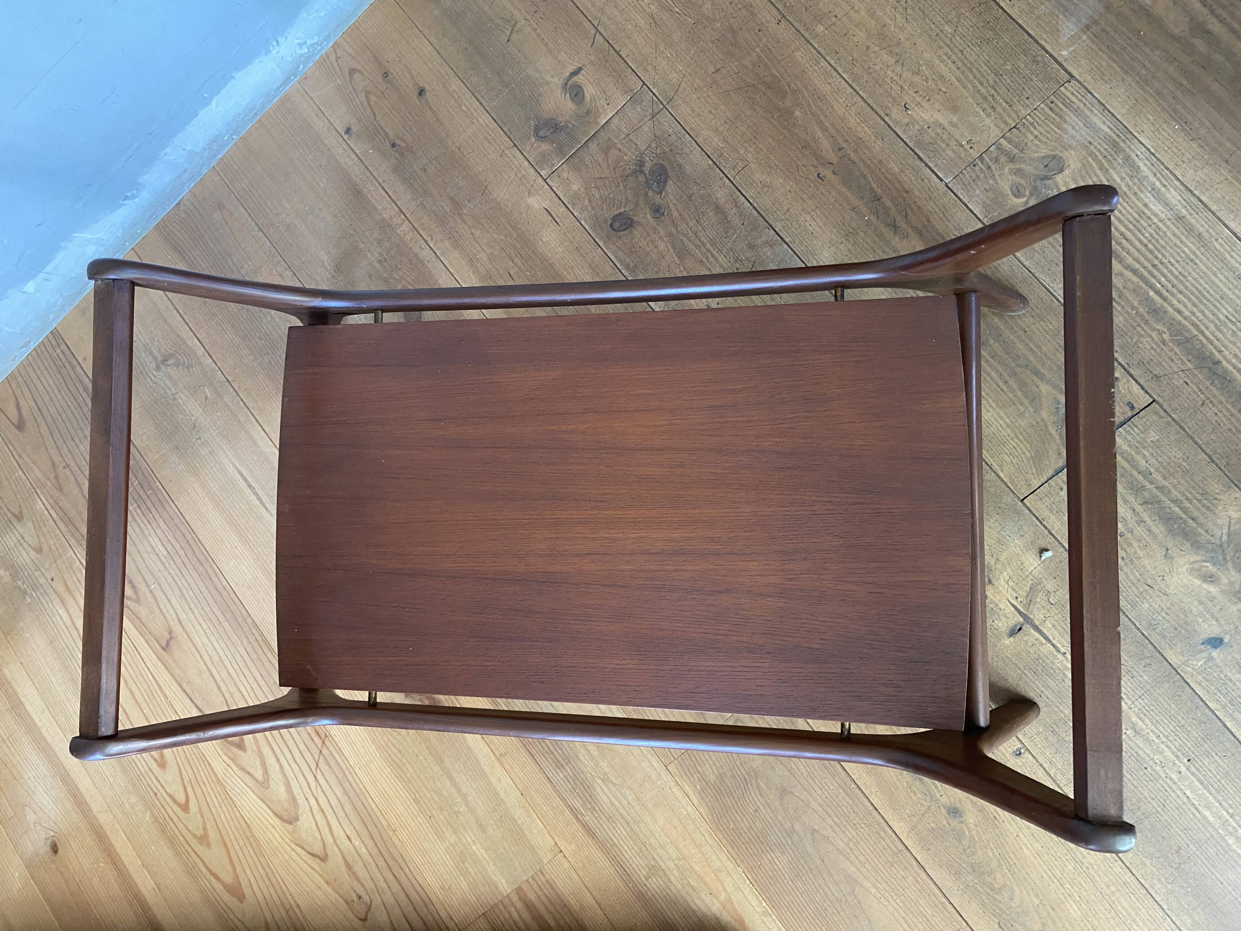 Scandinavian design teak coffee table 60s
