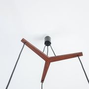 Suspension Holmegaard par E. Jacob, Danemark, années 1960.