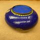 Antique Chinese Bronze Cloisonne Enamel Ashtray Vintage Flower Pattern
