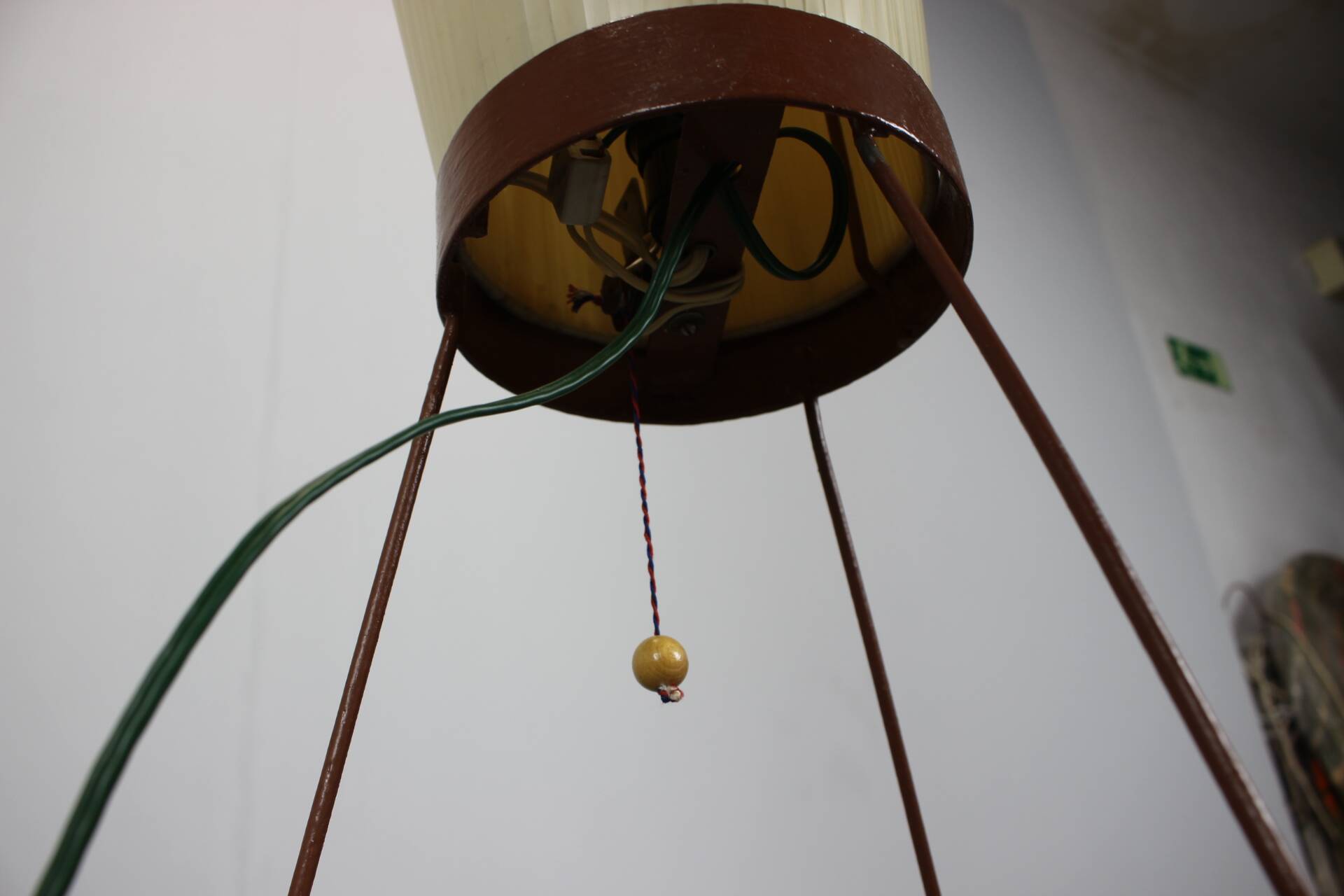 Large "rocket" floor lamp from the 1970s, Czechoslovakia