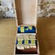 Wooden index card/directory box, 1950s