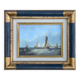 Seascape with sailing boats – oil on panel from the 19th century