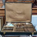 Old Christofle 57-piece shell model cutlery set