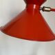 Vintage lamp 1960 desk diabolo red cardinal - 45 cm