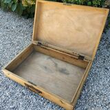 Wooden suitcase