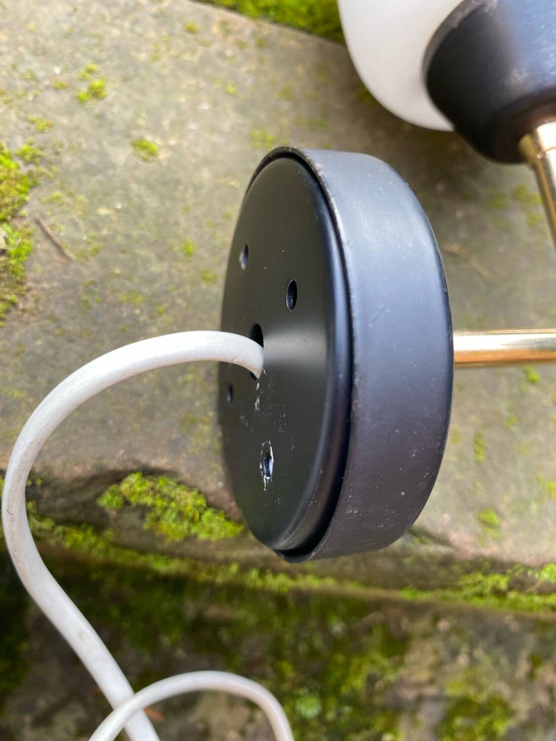 Pair of opaline wall lights from Maison Arlus circa 1950