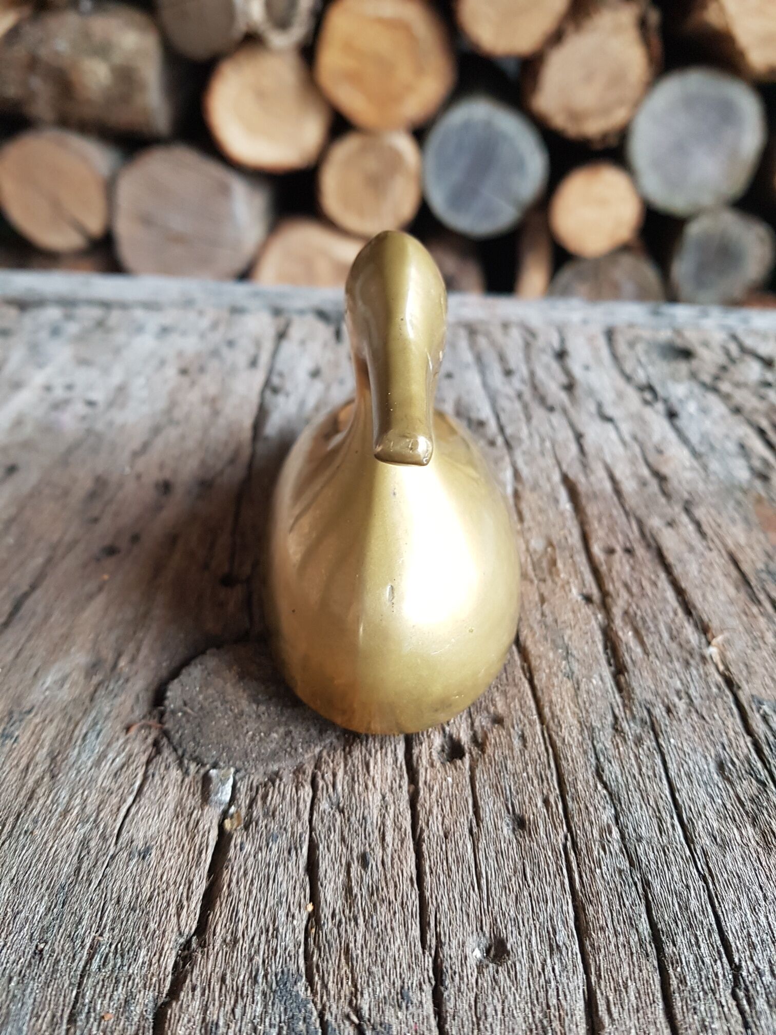 Duck brass sleek design 1970