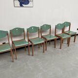 6 community chairs from the 80s