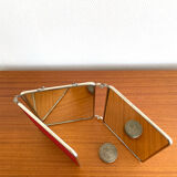 Miroir de barbier triptyque