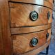 French antique demi-lune commode – Louis XVI with marble top
