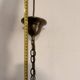Vintage Space Age Italian Modernist Brass Gold Chandelier