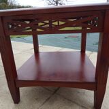 Table end of sofa in exotic wood