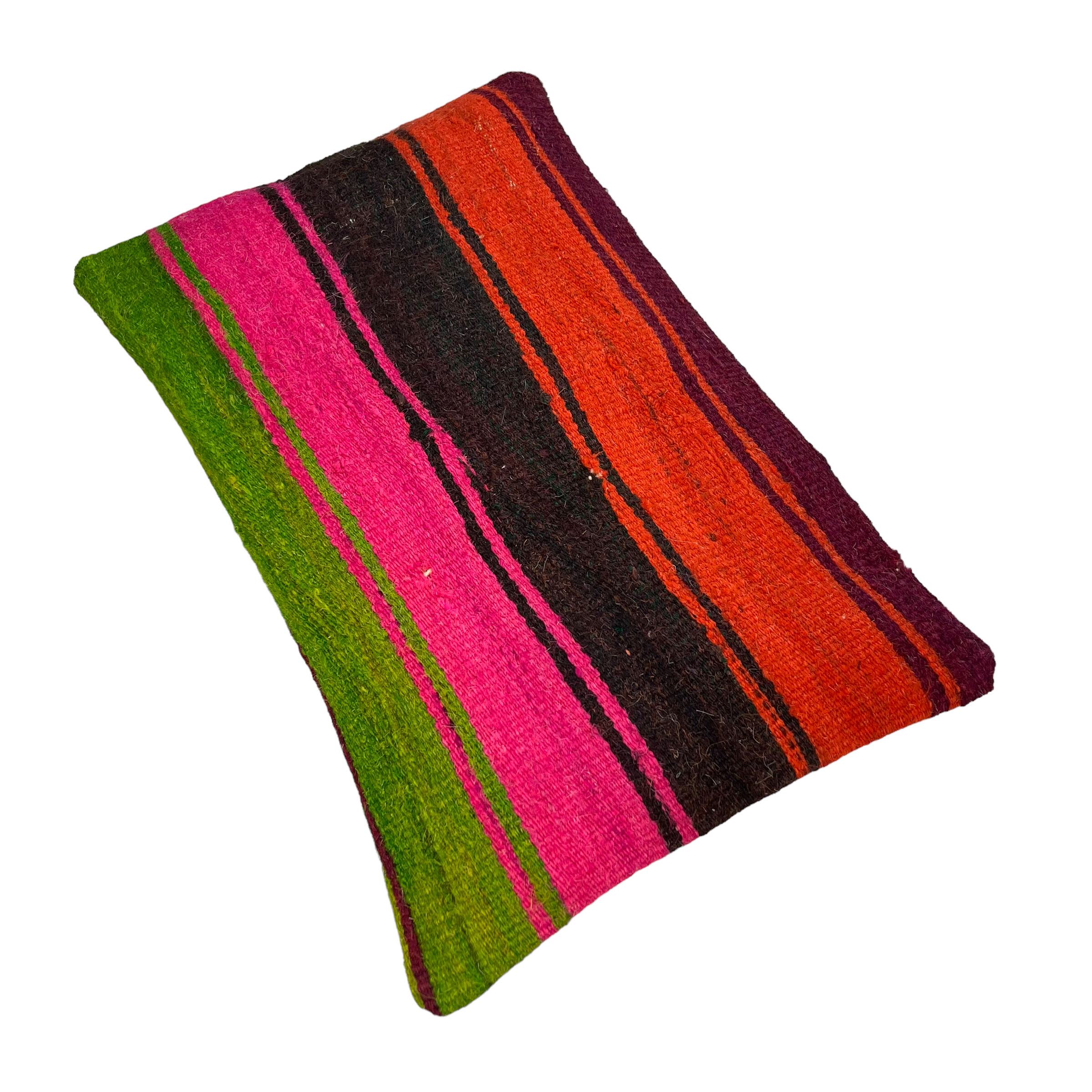 Vintage turkish kilim cushion cover, 30 x 50 cm