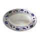 Oval earthenware art deco dish