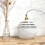 White Clichy glass walker