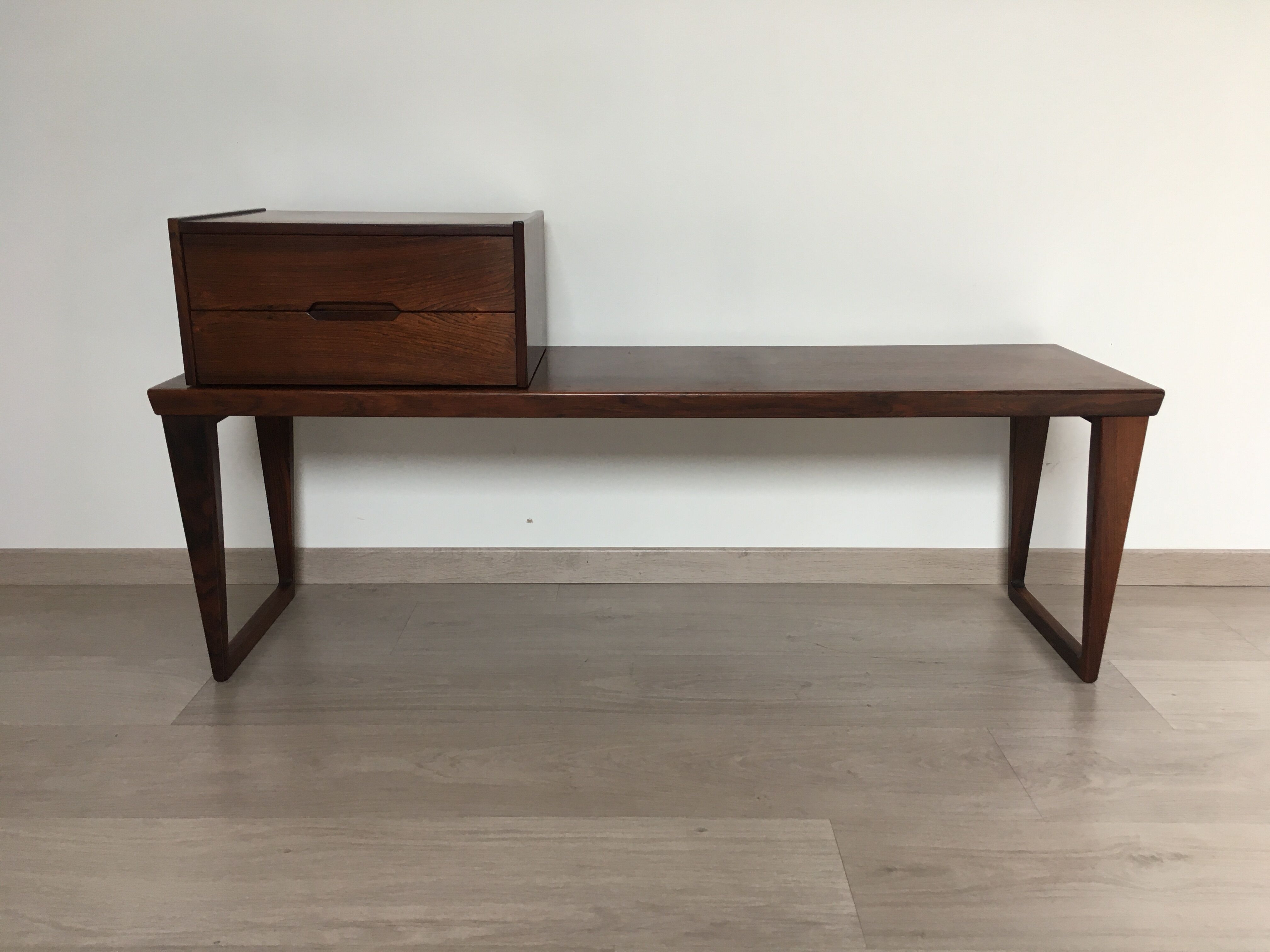 Banc scandinave de Aksel Kjersgaard en palissandre années 60