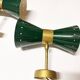 Pair of Italian diabolo wall lights, design 1950.
