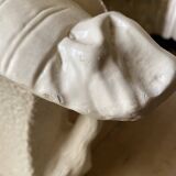 Bust of a young girl with long braids, Art Nouveau style