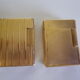 2 st dupont lighters, gold plated, punches, numbered, 1 striated pattern, 1 hammered pattern, 70s