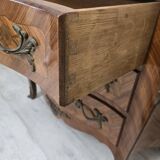 Louis XV style chest of drawers in rosewood