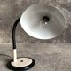 Vintage adjustable lamp in beige metal and black plastic, 70s/80s
