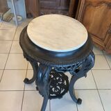 Blackened wooden side table Napoléon III
