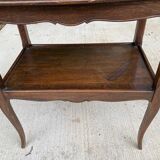 Desserte style Louis XV en bois massif et pieds galbés