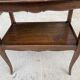 Louis XV serving trolley in solid wood with curved legs