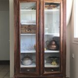 Old showcase bookcase - H216 cm