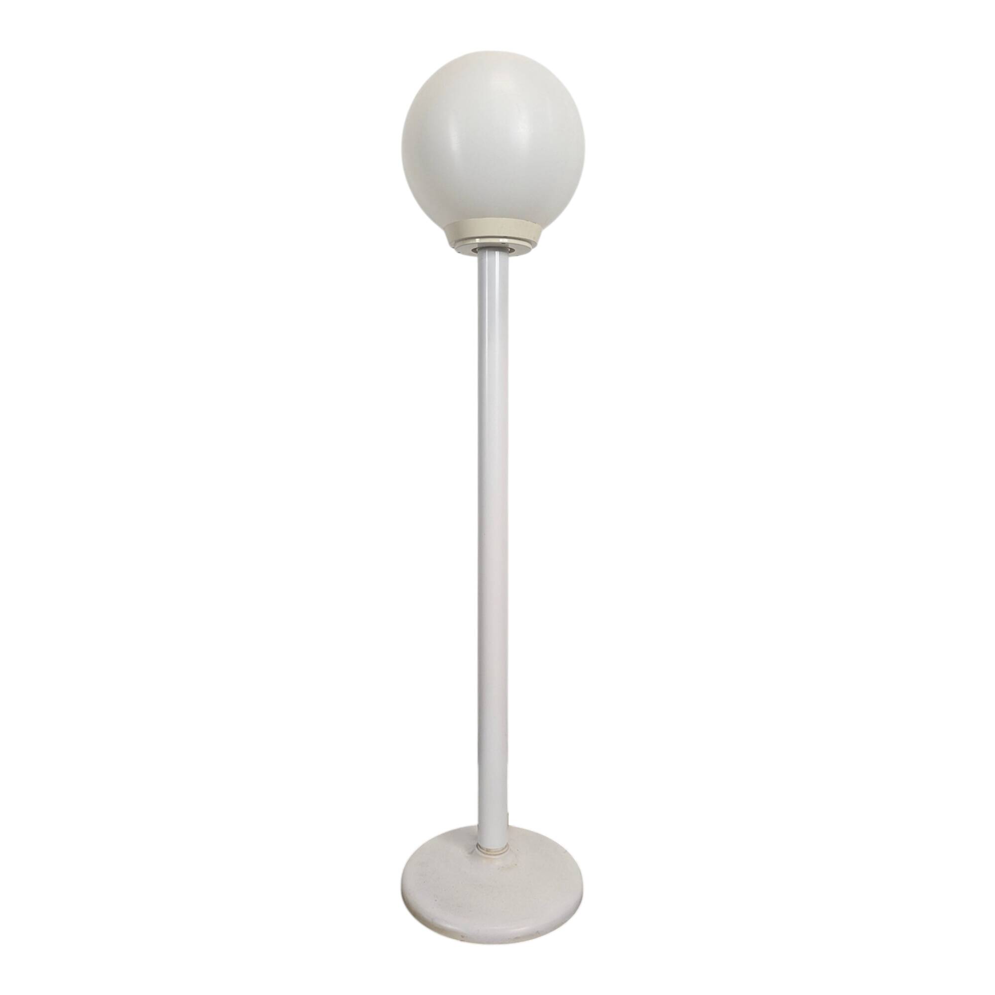 Lampadaire space age en plastique blanc
