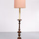 Italian gilded wood rococo floor lamp 1950s