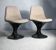 2 Orbit chairs, Herman Miller edition. Design Farner & Grunder, circa 1970.