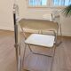 Italian vintage lot design – Four white Plia chairs – Anonima Castelli